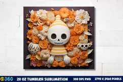 Halloween Tumbler Sublimation Wraps, Tumbler Halloween Product Image 3