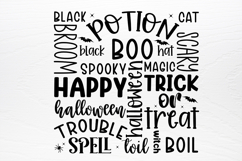 Halloween Word Art SVG Product Image 3