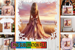 Cozy Sublimation PNG Art, Women Product Image 1