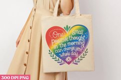 One small positive thought PNG, Retro Positive Sublimation P Product Image 1