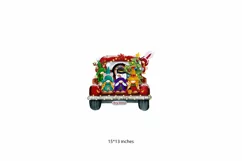 Christmas truck with kids, Christmas carnival gnomes Product Image 3