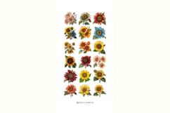 Retro Vintage Sunflowers Clipart Bundle Product Image 3