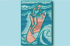 surfer svg 3d multilayer / surfer 3D mandala Product Image 3