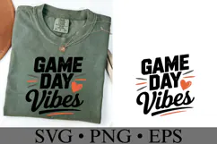 Game Day Vibes Svg | Sport Svg | Shirt Svg Product Image 1