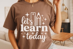 Let's Learn Today Svg, Back To School Svg, Kids Learning Svg Product Image 4