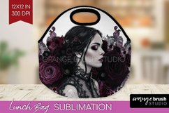 Dark Gothic Lunch Bag - Victorian Gothic Lunch Bug PNG Product Image 1