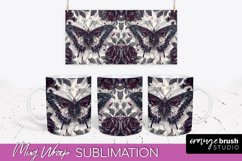 Gothic Halloween Mug Wrap - Dark Academia Mug Sublimation Product Image 1