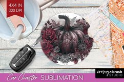 Dark Gothic Car Coaster - Victorian Gothic Coaster PNG Product Image 1