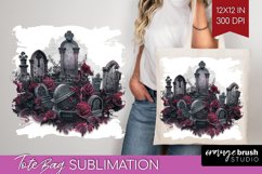 Dark Gothic Tote Bag - Victorian Gothic Tote Bag PNG Product Image 1