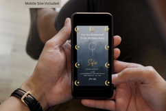 Birthday Invitation | Goth Witch Party Invitation canva edit Product Image 4