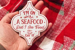 I'm on a seafood diet i see food and i eat it SVG Product Image 3