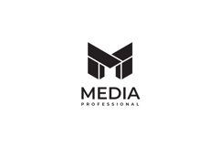 Media Letter M Logo Design Vector Template Product Image 3