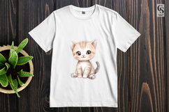 Cute Soft Kitten Clipart Sublimation PNG Product Image 2