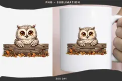 Peeking owl halloween png design for T-shirts Product Image 3