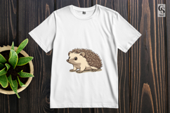 Cute Hedgehog Clipart Sublimation PNG Product Image 2