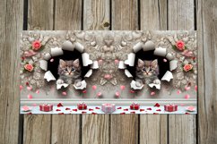 Valentine animals | cat &amp; unicorn mug love watercolor design Product Image 3