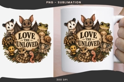 Unloved animals png design for T-shirts Product Image 3