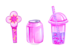 Kpop Aesthetic Clipart PNG Product Image 3