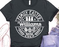 Family Easter 2025 SVG, Easter 2025 SVG, Family Shirt, PNG Product Image 3