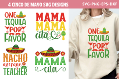 Tequila repeat SVG, Cinco De Mayo SVG Product Image 1