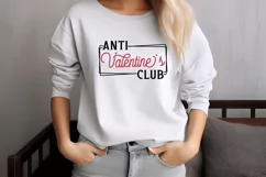 Anti valentine's club SVG, Valentine's Day SVG Product Image 3