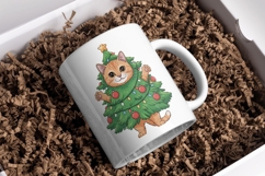 Funny Cat Christmas Sublimation Bundle - 12 Designs Product Image 3
