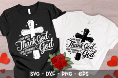 look back and thank god - Christian SVG Design Product Image 1