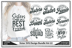 Sister SVG Design Bundle Product Image 1