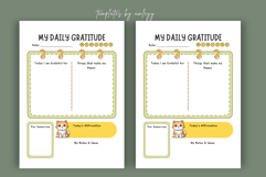 Cute Daily Gratitude Planner Template | Printable Digital Product Image 3