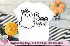 Halloween Boo - tiful SVG Cut Files Design for BABY Shirt Product Image 2