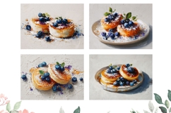 Berries Cutting Board, Cupcakes Cutting Board, Food PNG Product Image 3