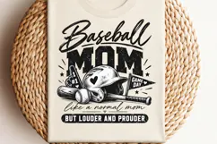 Baseball Mama Dugout Dust PNG, Vintage Baseball Mom Game Day Product Image 3