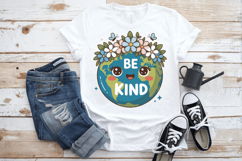 Be kind PNG Sublimation | Earth Day PNG Design Product Image 3