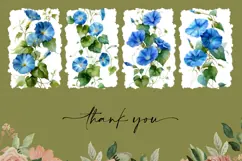 Floral Towel Designs, Watercolor Flowers Towel Sublimation Product Image 3