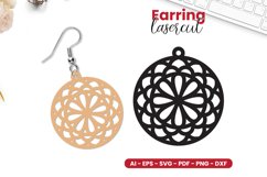 Earring Lasercut SVG - Lasercut Template Product Image 4