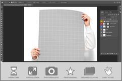 Handheld Poster Closeup Product Image 2