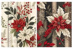 Christmas, Red, Black, Papers, Junk Journal Product Image 3