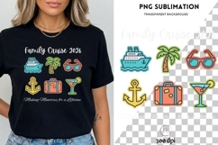 Family Cruise 2026 PNG Sublimation | Cruise Vacation Shirt Product Image 1
