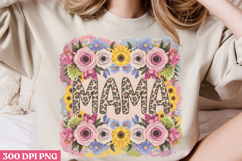 Floral Mama Mom Sublimation PNG Product Image 3