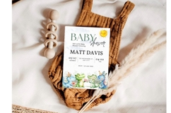 Baby Shower Invitation Template 297 Product Image 3