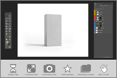 Paper Box Mockup Product Image 3
