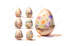 Easter Clipart, Easter Egg Clipart Product Image 3