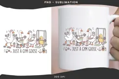 Gym geese png design for T-shirts Product Image 3