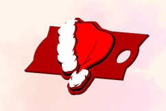 Stl File, Santa Hat 40 OZ Tumbler, 3D Printinting Product Image 3