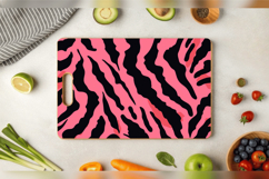 Pink Animal Print Cutting Boards sublimation Design Product Image 3