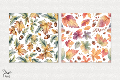 Autumn leaves digital paper Product Image 3