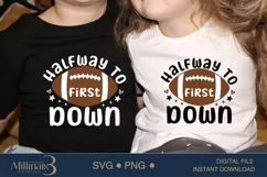 Half Way To One Football Design Svg,My Uncle Baby Bodysuit T Product Image 3
