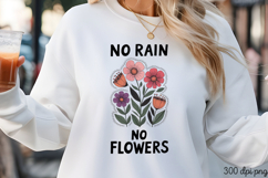 No Rain No Flowers PNG,Wildflowers Sublimation Product Image 3