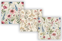 Wildflowers Seamless Pattern, Cottagecore Floral Pattern Product Image 3