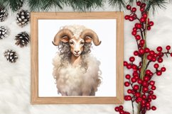 Cozy Christmas Farm Clipart, Christmas Clipart Product Image 3